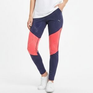 PUMA Clash DryCELL Colorblock Leggings XS Running